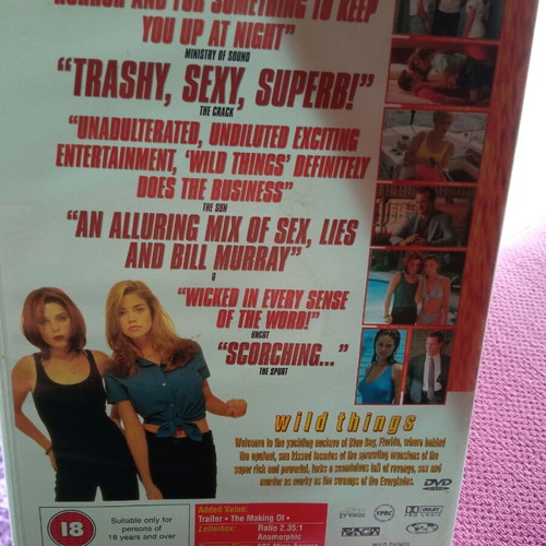 Wild Things DVD like new, adventure romance