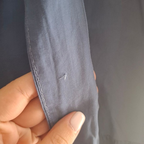 ALE Blue Asymmetrical Blouse like new, office style