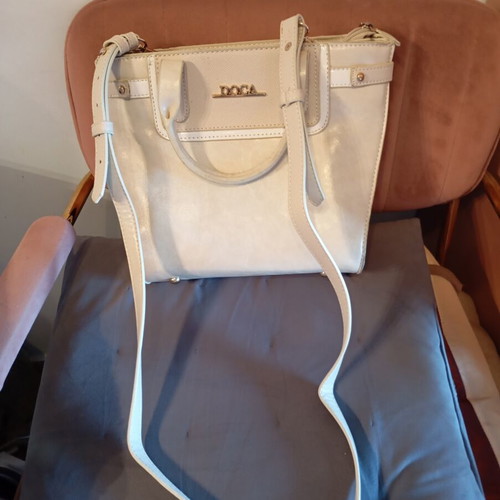 Doca crossbody bag like new, beige, summer style