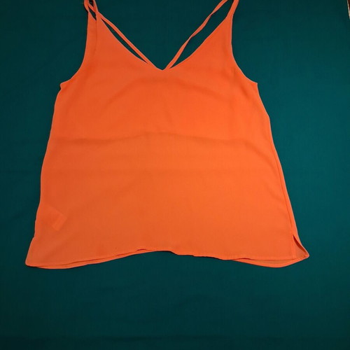 Women's top with thin straps coral like new