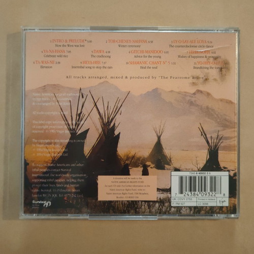 Sacred Spirit Chants and Dances of the Native Americans CD used