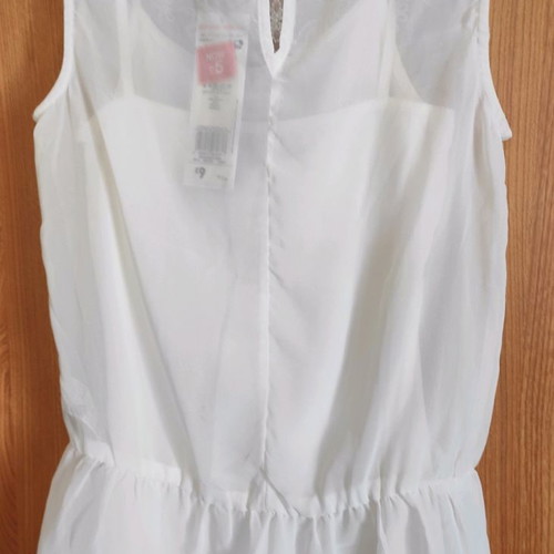 F&F T-shirt for 10-11 years girl new, white, size 140 cm