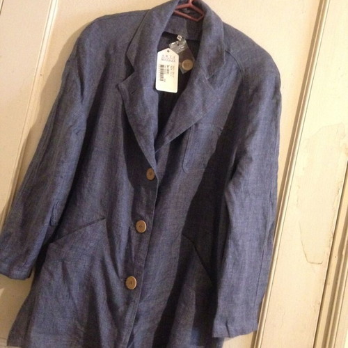 Blazer 100% linen Arte Maxima No36 new, blue