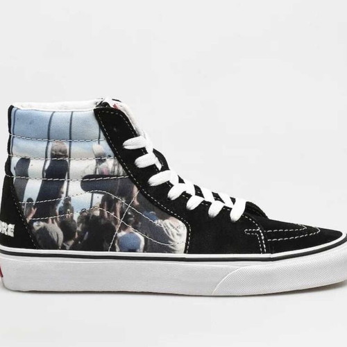 Vans X MOCA Frances Stark Sk8-Hi women's shoes new size 38
