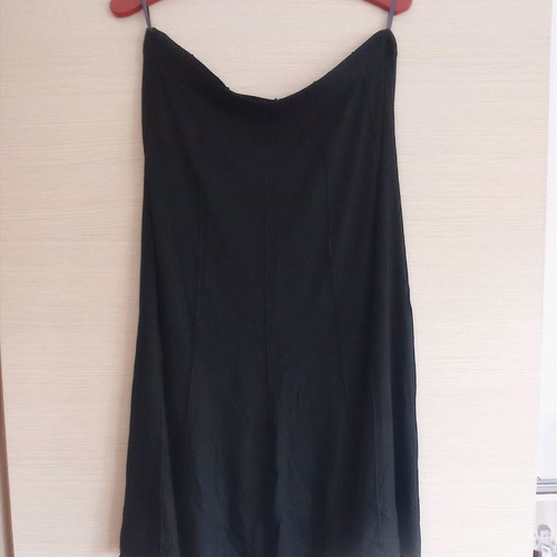 Black midi mako skirt used, size m/l, flared