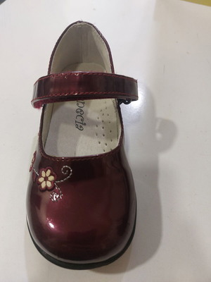 Fenecia ballerina shoes like new, burgundy, size 24