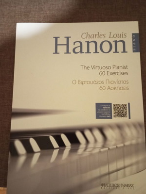 Charles Louis Hanon The Virtuoso Pianist music book like new