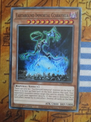 Earthbound Immortal Ccarayhua κάρτα σαν καινούργια, Effect Monster