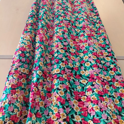 Marlen Summer Floral Maxi Skirt viscose one size like new with slit