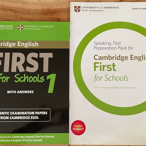 Cambridge FCE books and CDs new for Lower preparation