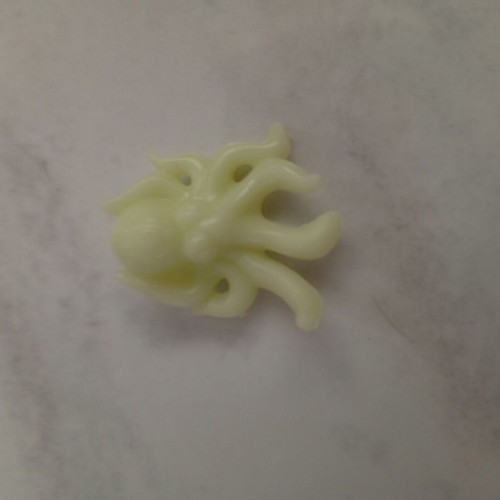 Plastic miniature octopus fishing lure