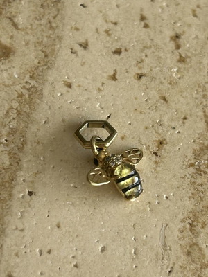 Pandora Charm Bee with Cubic Zirconia and Yellow Crystal, Like New