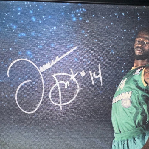 James Gist Signed Frame like new, limited edition 100 pieces