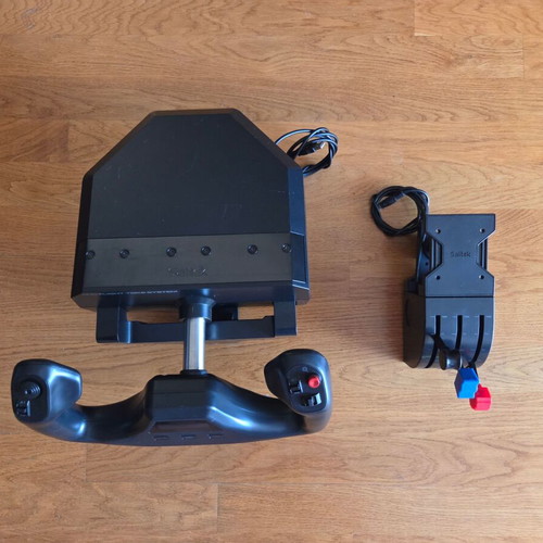 Logitech G Saitek Pro Flight Yoke System used, airplane joystick