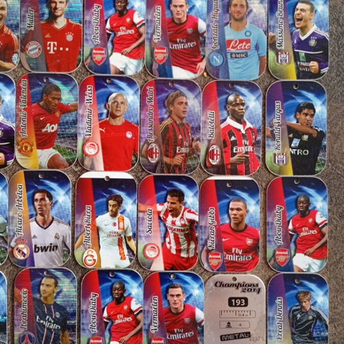 Metal Tags Champions 2014 collection like new