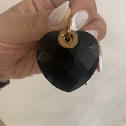 Folli Follie charm black heart like new