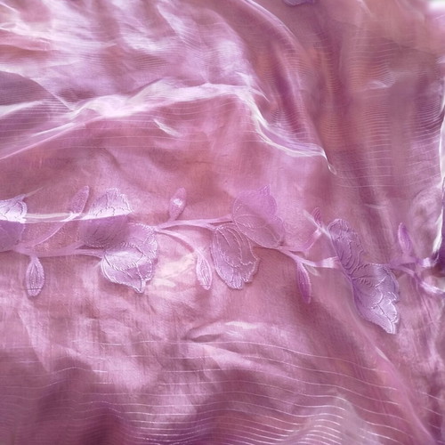 Large double curtain used purple 2.80x2.80