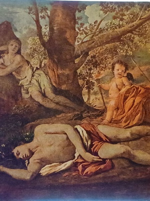 Poussin 6113 postcard new