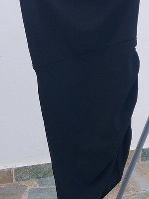 Black evening dress new, size large
