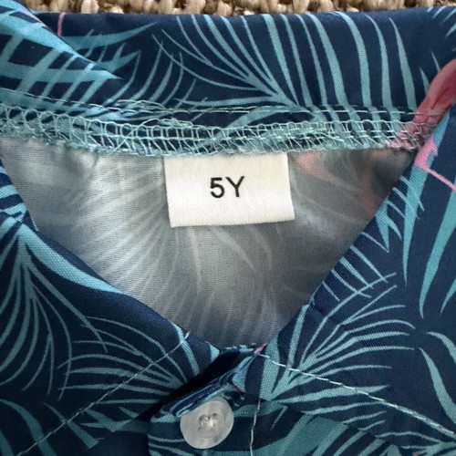 Children's shirt size 116 cm for 5 years old like new, blue