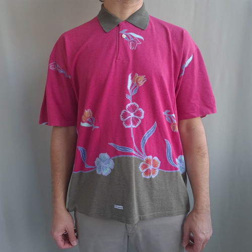 C.P. Company men's vintage polo shirt size XL like new, colorful