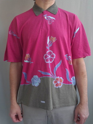 C.P. Company men's vintage polo shirt size XL like new, colorful