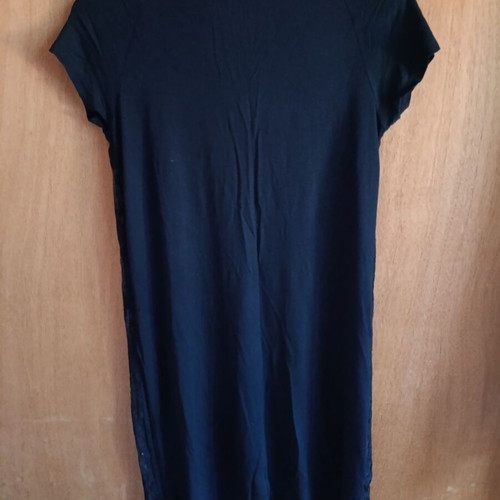 Intimissimi black mini dress with lace and sequins, like new, Small