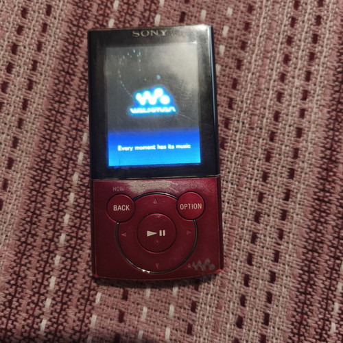 Sony Walkman NWZ-E444 8GB used, red, fully functional