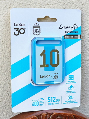 Lexar Air Elite Legends AFA Edition USB-C External SSD 512GB new