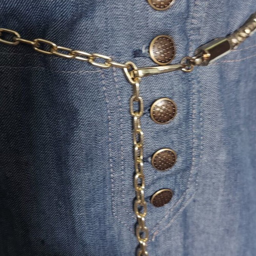 H&M Βιντάζ ελαστική τζιν φούστα σαν καινούργια, μεγέθη M και L