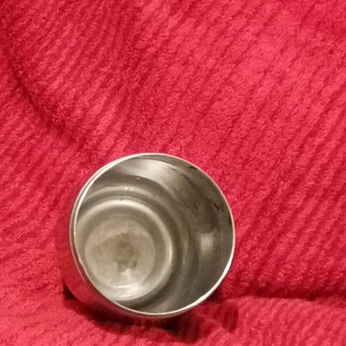 Italian inox glass by ALESSI like new
