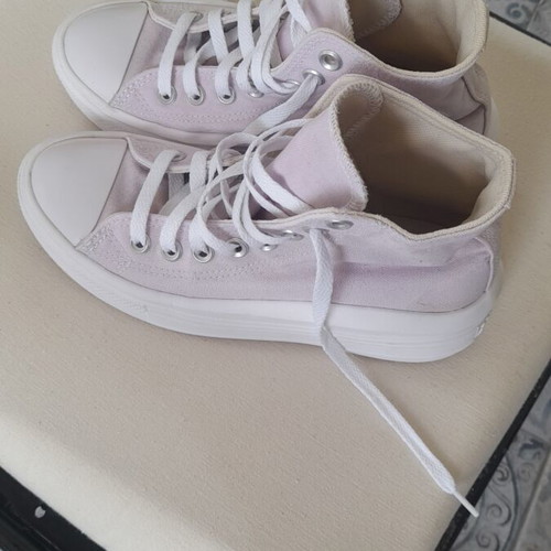 Converse All Star Canvas Sneakers like new, pink, size 37