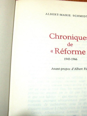 Chroniques de "Réforme" 1945-1966 καινούργιο