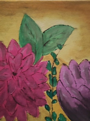 Canvas painted with acrylics 20cm x 20cm made to order