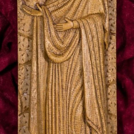 Panagia Gerontsissa icon made of wax, mastic and incense new
