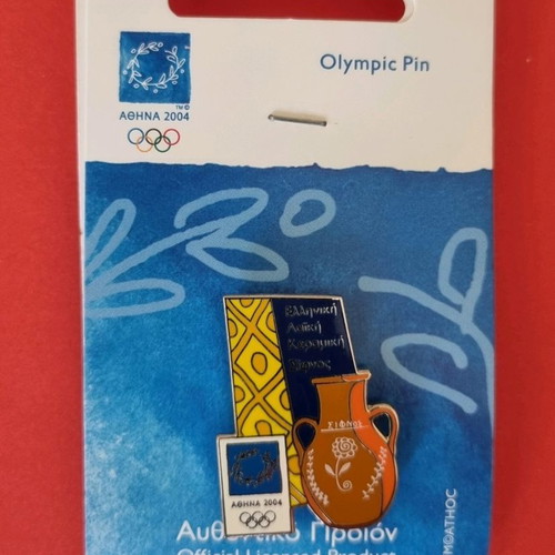 Authentic Athens 2004 Olympic Pin Set of 8, New