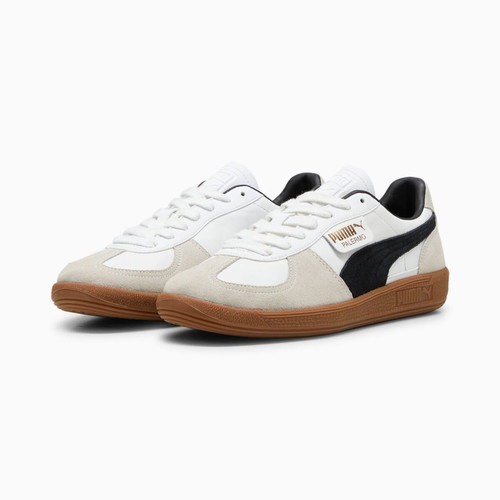 Puma Palermo women's sneakers size 40, black and white