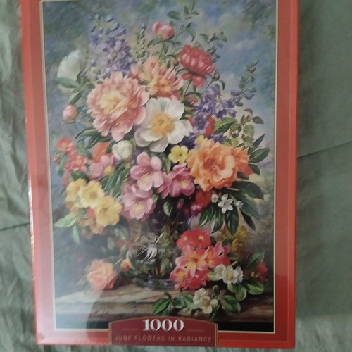 Puzzle 1000 pieces June Flowers Castorland new