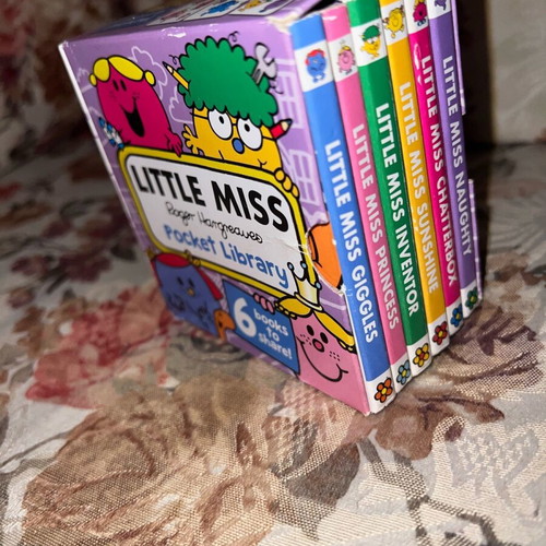 Little Miss Pocket Library 6 books used, English, ages 3+