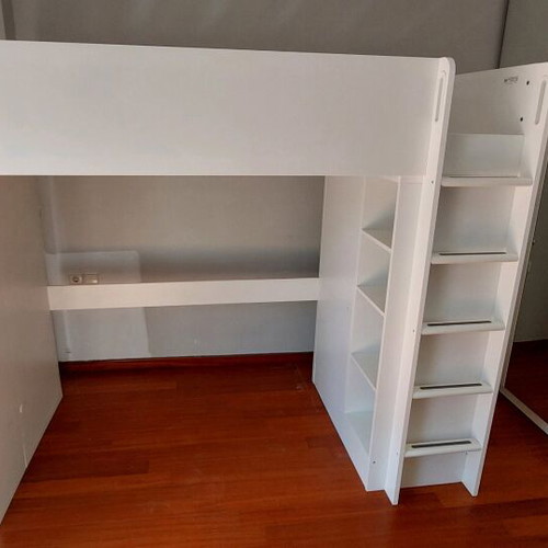 Smastad loft bed like new with storage space 90x200 cm