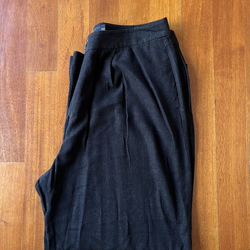 Asos linen trousers black like new, size XXL