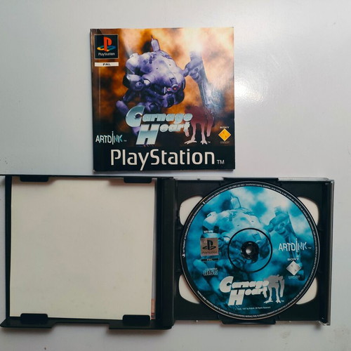 Carnage Heart PS1 game used, fully functional