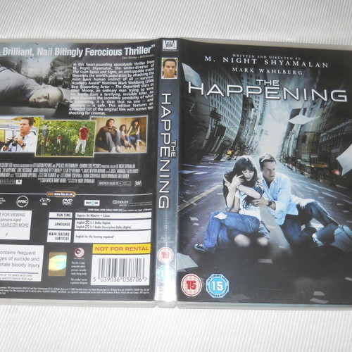 The Happening DVD used with English subtitles