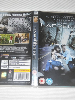 The Happening DVD μεταχειρισμένο με αγγλικούς υπότιτλους