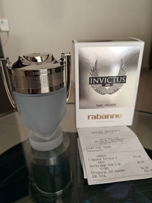 Rabanne Invictus Aqua 100ml нов, автентичен тоалетен парфюм