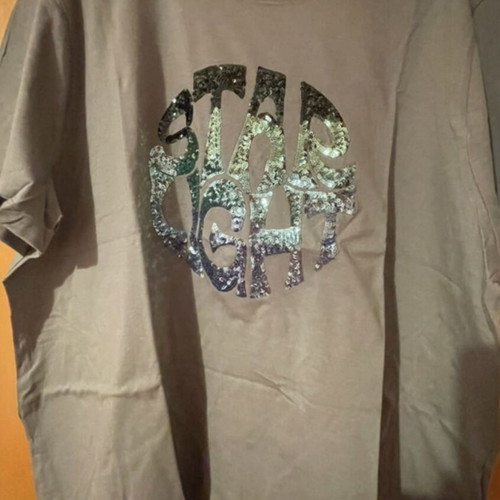 Marks & Spencer plus size blouse with green and purple sequins, like new