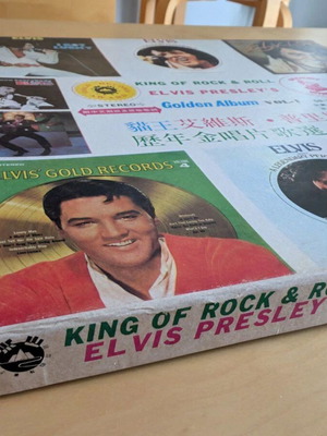 Elvis Presley's Golden Album Vol 1 Box Set 10 albums like new, rock
