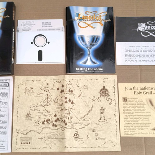 Lancelot (Level 9) for BBC Micro disk like new