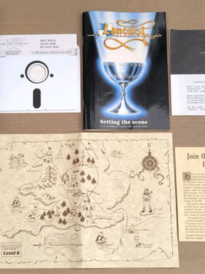Lancelot (Level 9) for BBC Micro disk like new