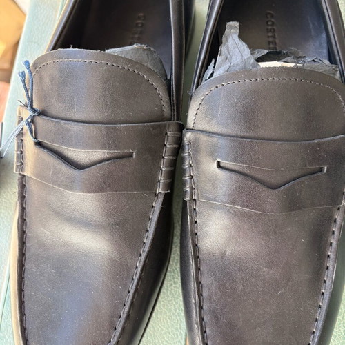 Cortefiel men's shoes new, leather, black size 42